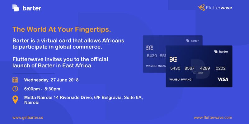 Flutterwave Officially Launches its Barter App in Kenya