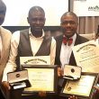 (L-r) Dr. Ken Giami, Publisher, African Leadership Magazine, Oluseyi Akindeinde, chief technical officer, Digital Encode, Obadare Adewale, chief operating officer, Digital Encode, and Dee Dawkins-Haigler, chairman of the Georgia Legislative Black Caucasus, during the conferment of Honorary Georgia Citizen on Digital Encode founders held in Georgia, USA, recently.