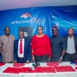 From the left. Mr. Solomon Egbeleye Ed, Finance,:Operations, Casmir C Azubuike MD:CEO, Mrs Motunrayo Fagbemi, Marketing Coordinator, Victor Olawale Ojedele Head Underwriting
