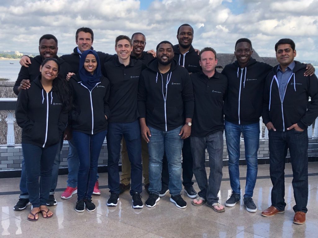 A picture of the Smile Identity team in 2019