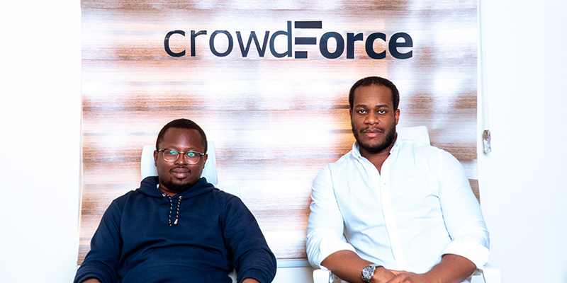CrowdForce founders Oluwatomi Ayorinde and Damilola Ayorinde