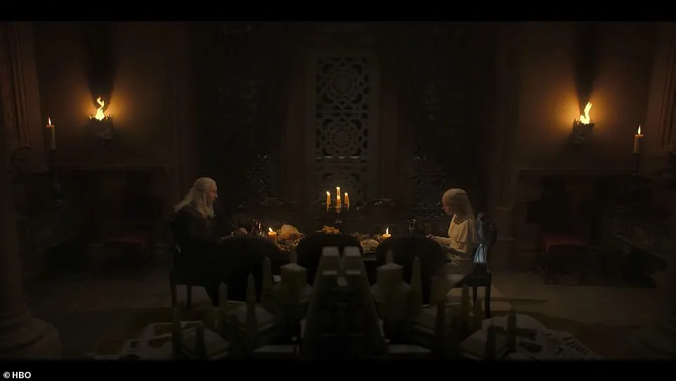 King Viserys and Rhaenyra - House-of-the-Dragon