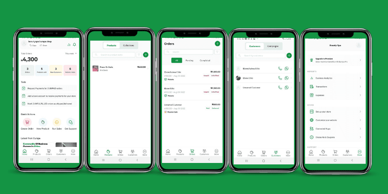 Bumpa App Feed Pages