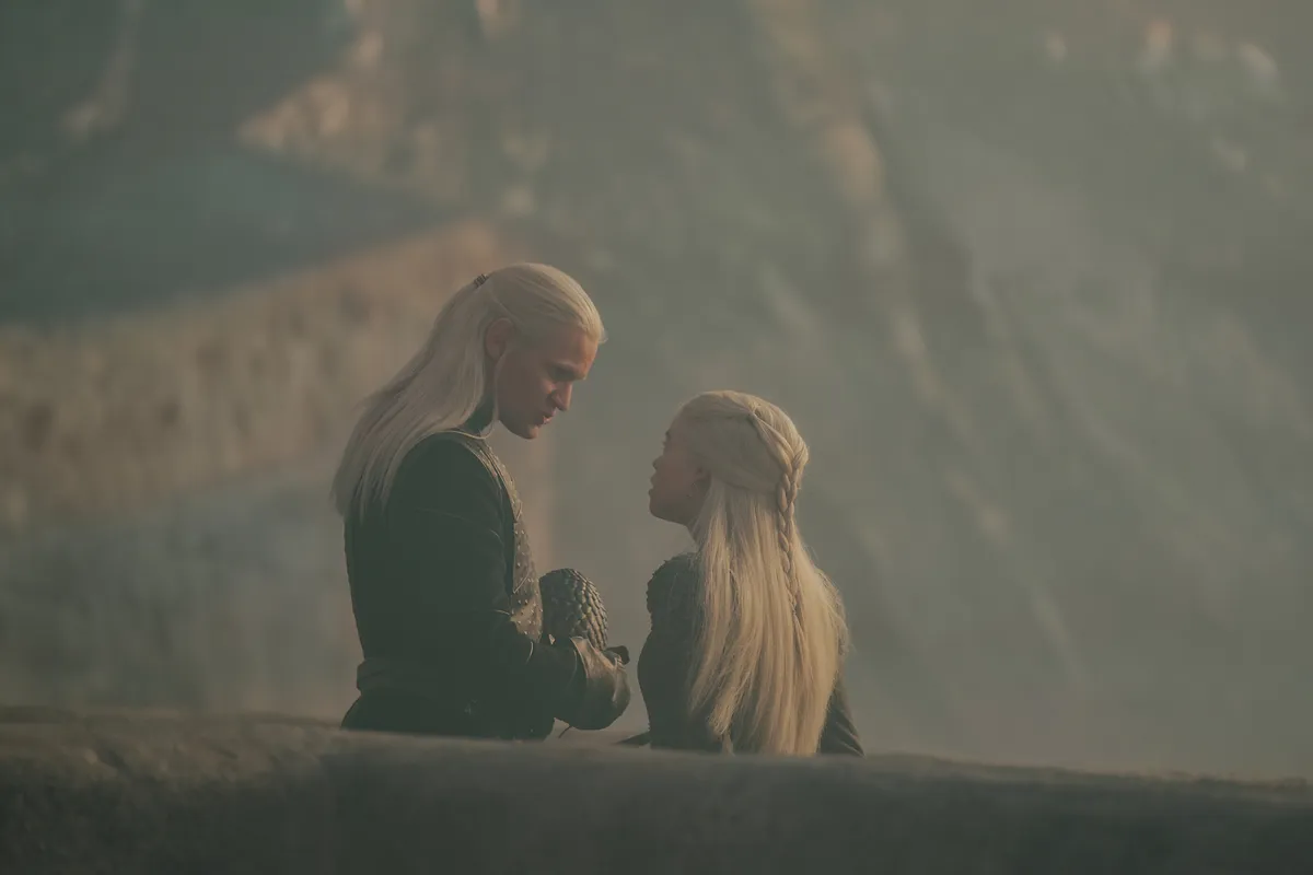 Rhaenyra and Daemon in Dragonstone