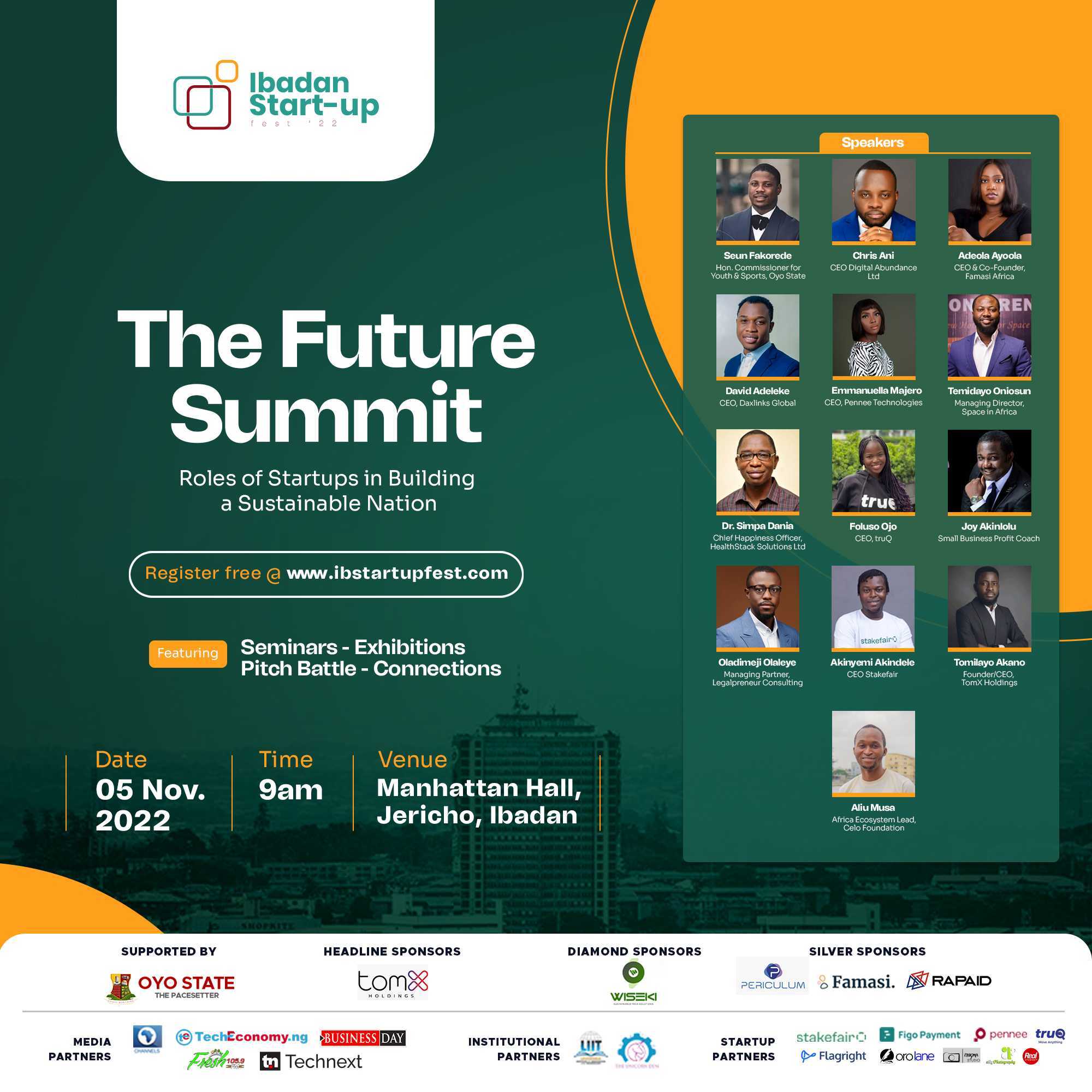 Ibadan Startup Fest'22: The Launchpad for Africa's newest and brightest fintech startups