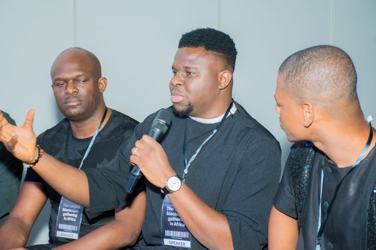 Speakers on the breakout session on DeFi and the future of African Finance