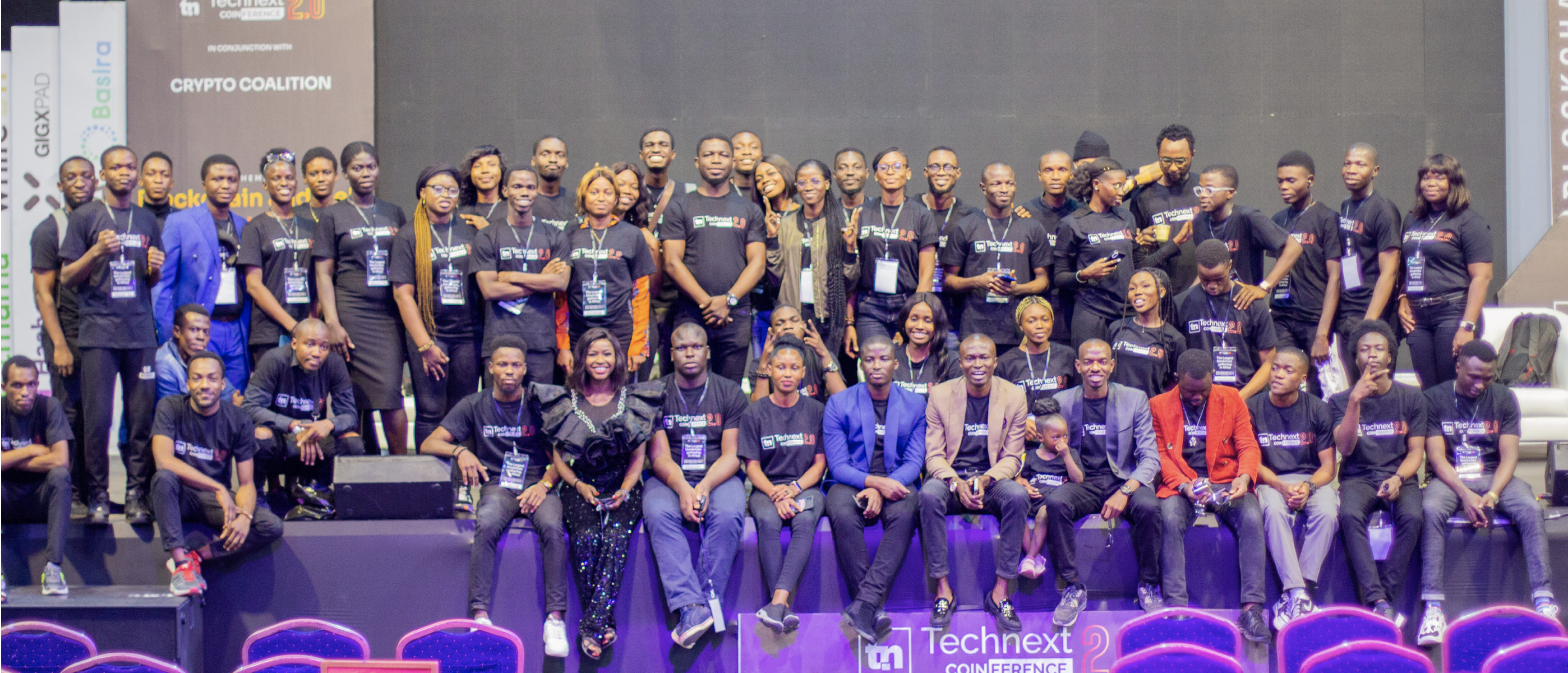 The Technext team and volunteers at Coinference 2022