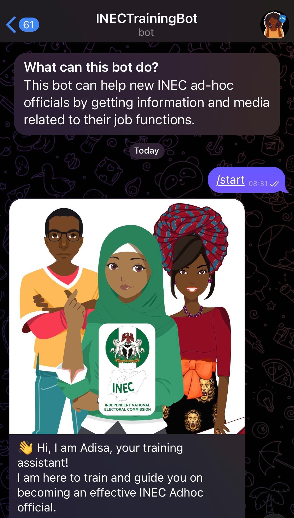 How to use the INECTrainingBot to answer all your questions about the 2023 election