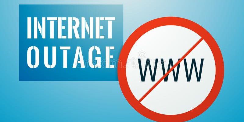 Internet outage