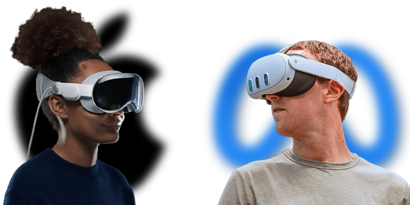 Apple Vision Pro vs Meta's Quest 3