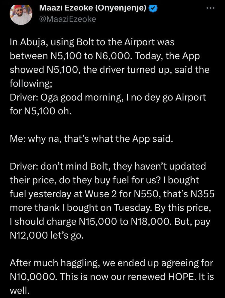 Avoid offline trips because of accidents and emergencies' - Bolt to e-hailing drivers and passengers