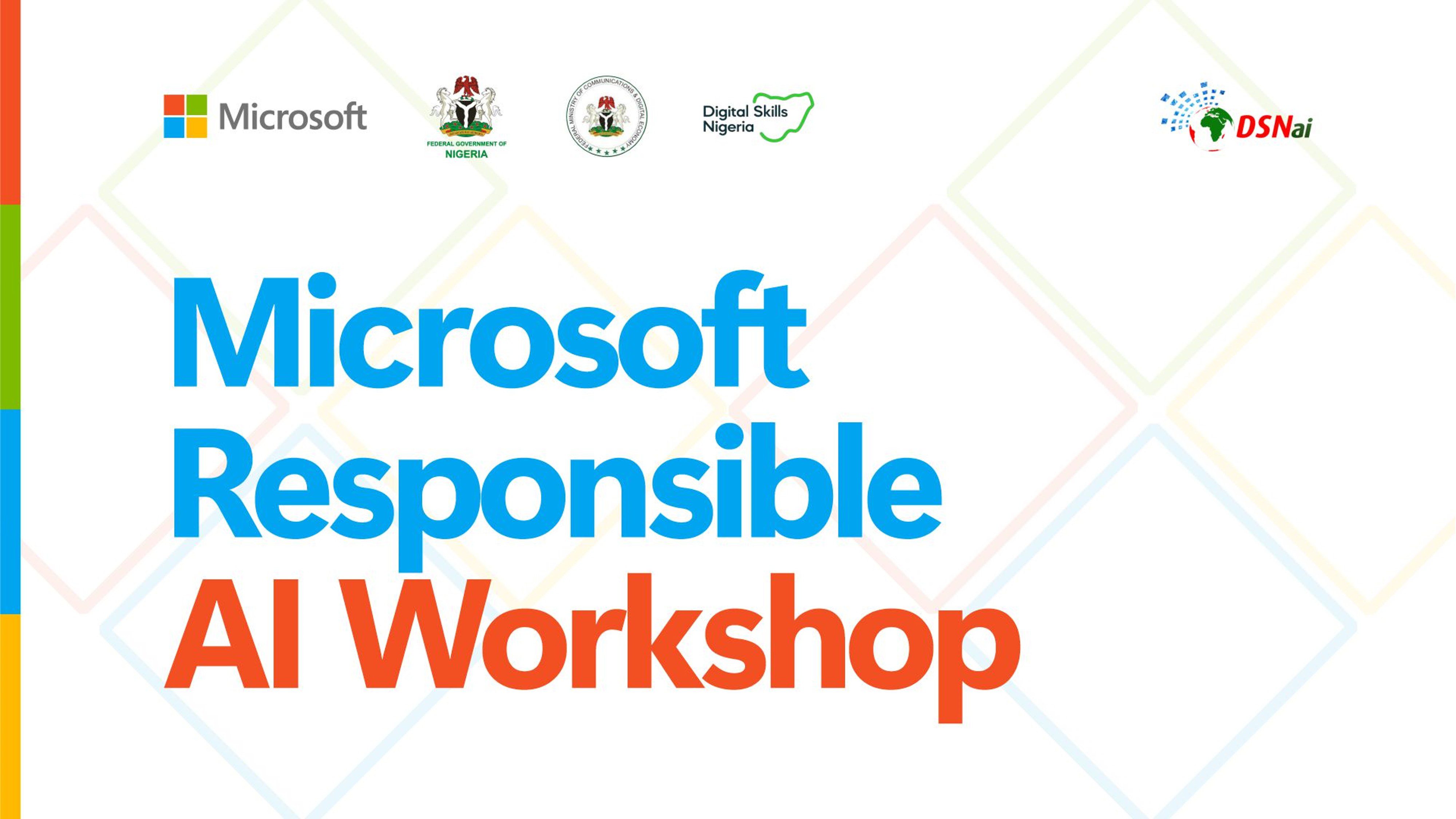Microsoft and DSN host responsible AI workshop in Nigeria