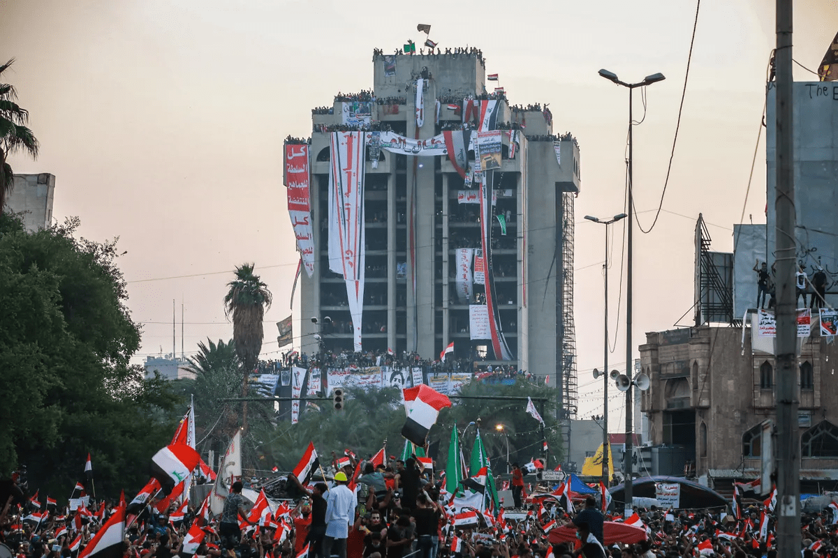 Iraq saw mass civilian protests from 2018-19, leading to internet shutdowns.
