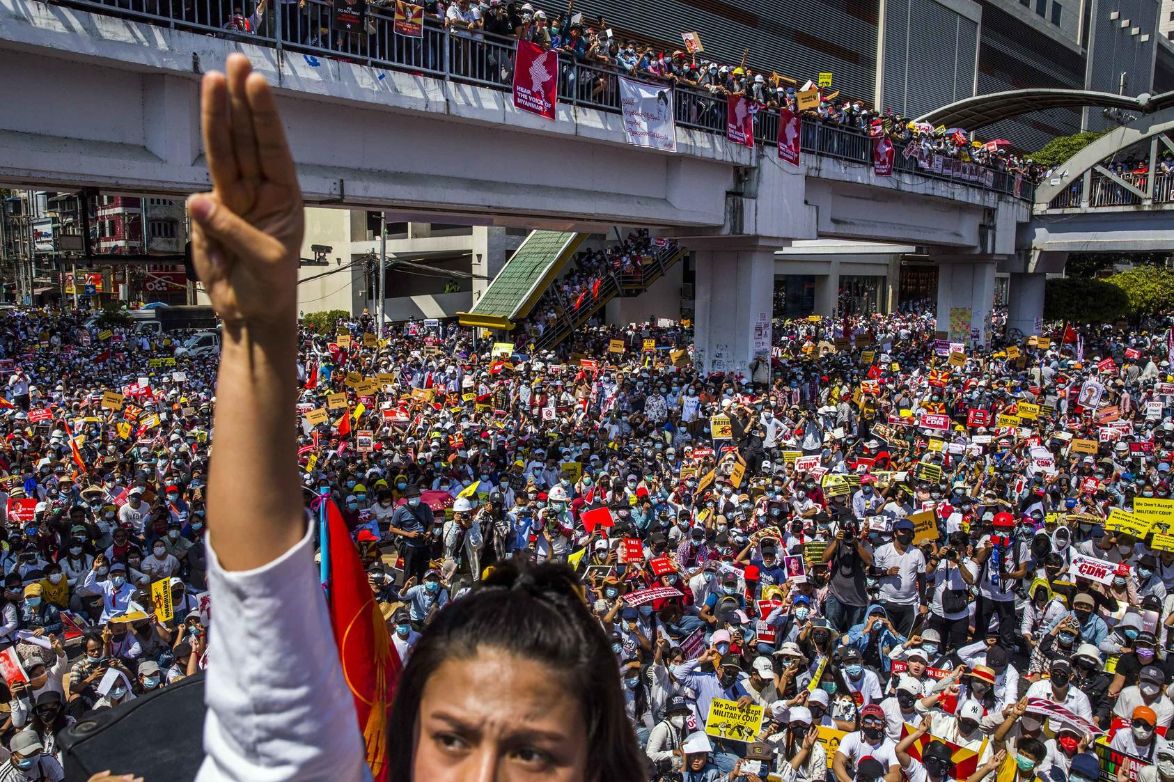 Internet shutdowns in Myanmar, 2021