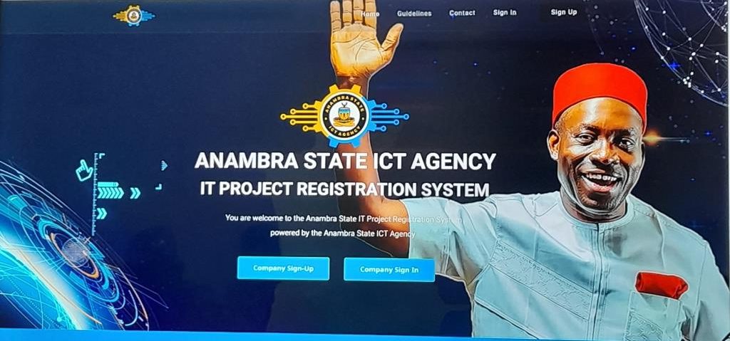 Website of the Anambra state ICT Agency