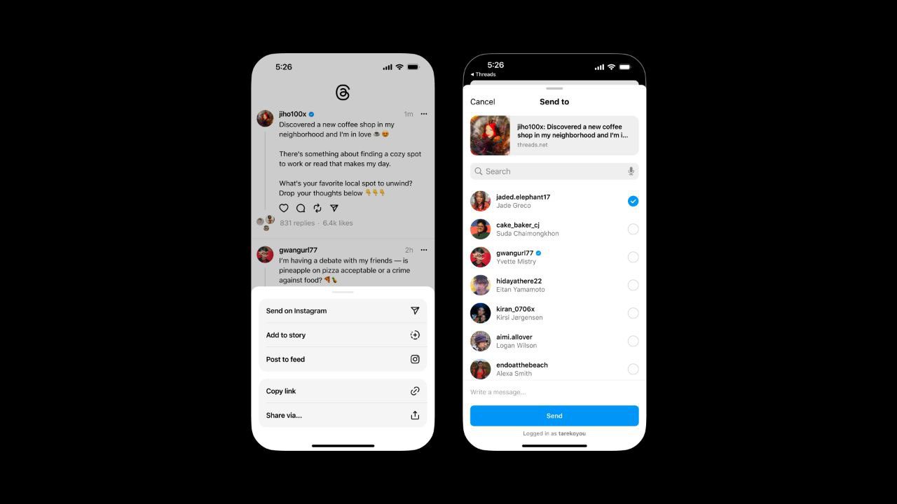 New Threads feature