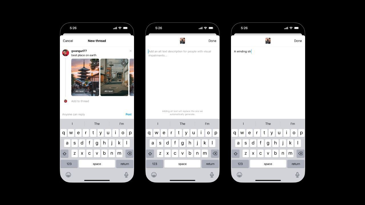 Threads feature