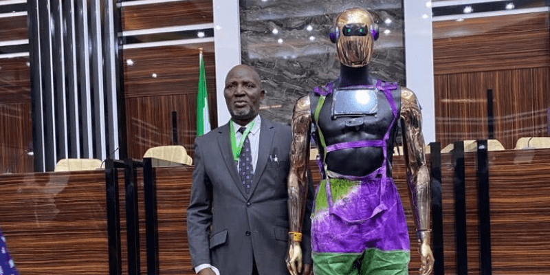 How school girls at FGGC Sagamu built an AI robot called Kiki-Saggy