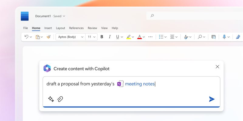 Microsoft Copilot demo