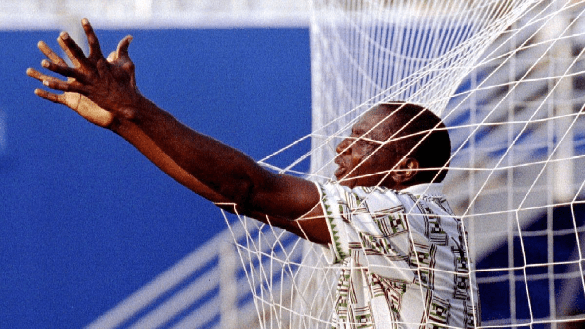 Google honours Rashidi Yekini with a Doodle on his 60th post-humous birthday