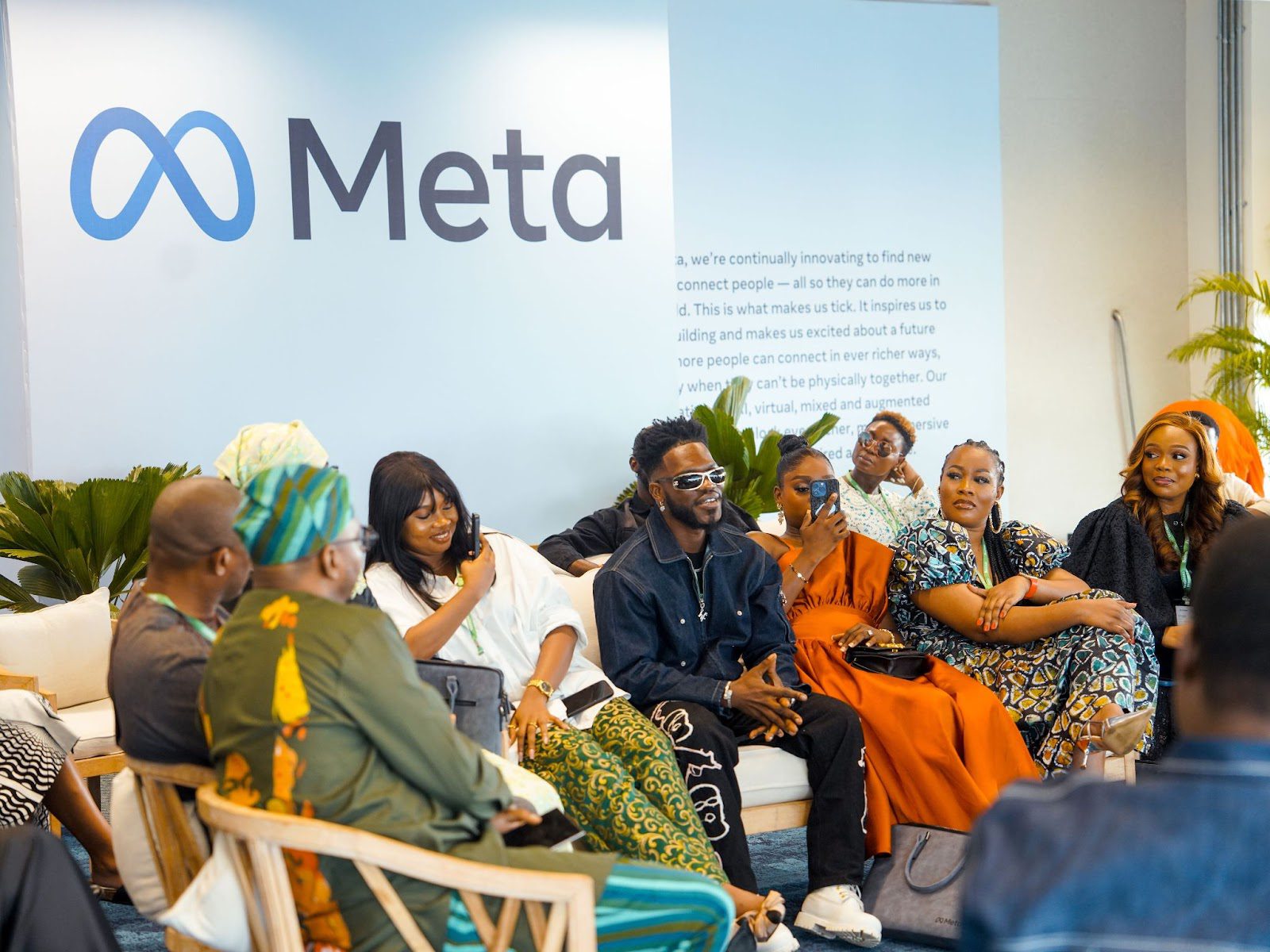 Meta’s President of Global Affairs, Nick Clegg, meets with young innovators in Lagos 