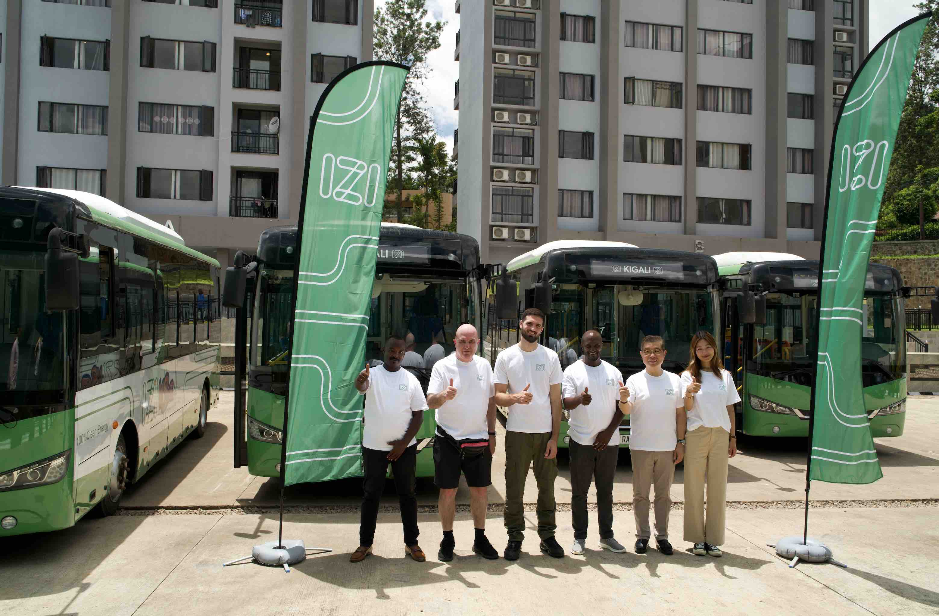 Electric Vehicles: IZI Rwanda delivers 5 electric buses to ease public transportation in Kigali