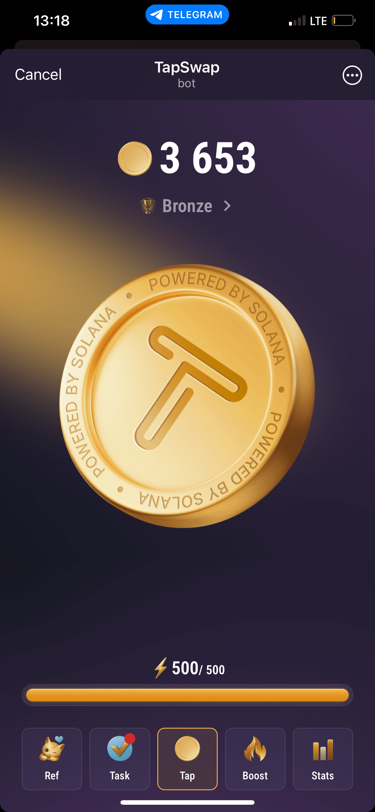 TapSwap homepage