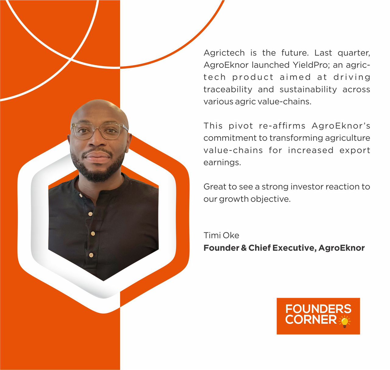 AgroEknor launches Yieldpro; raises follow-on investment from Aruwa Capital Management