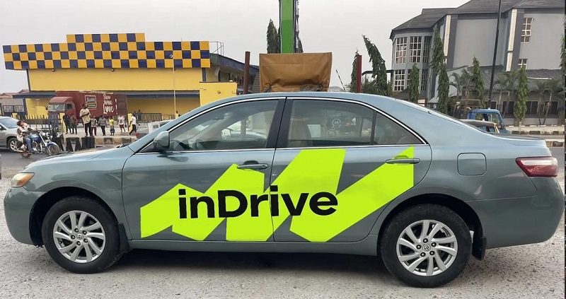 InDrive begins N50,000/week car branding campaign in Lagos to boost drivers earning