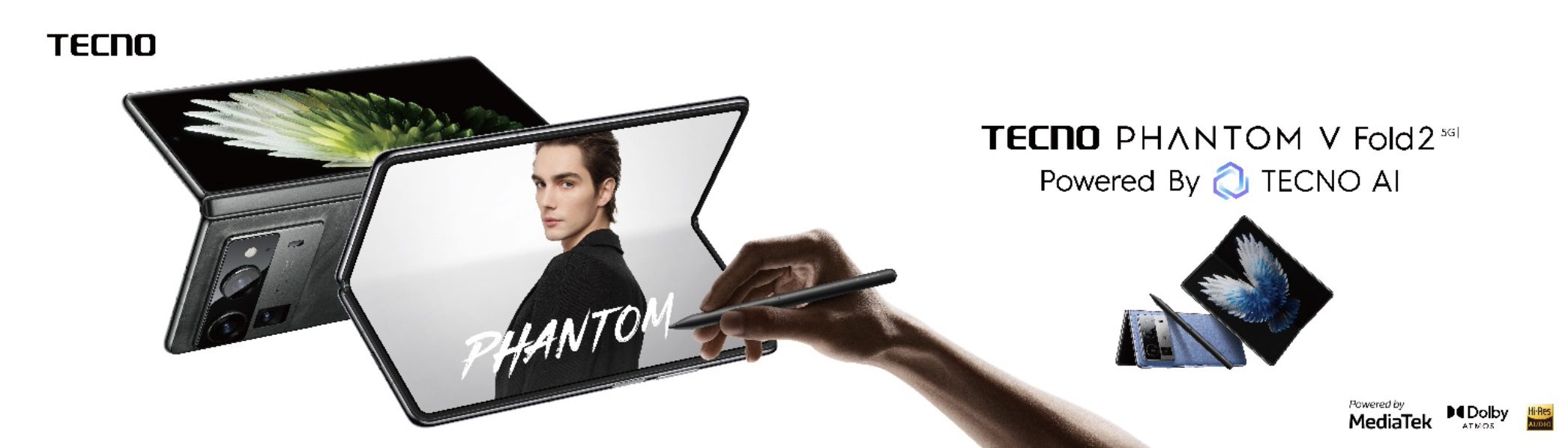 TECNO Unveils PHANTOM V Fold2 5G – An AI-enhanced Large-Screen Powerhouse of Productivity and Creativity