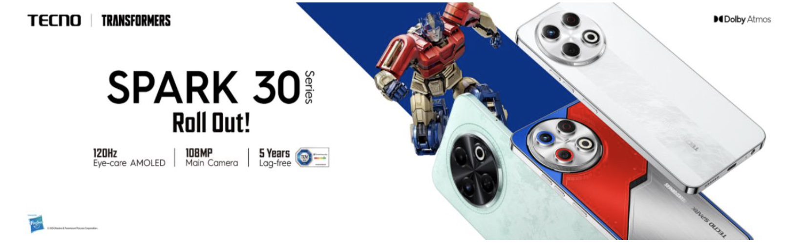 TECNO SPARK 30 Series Launches with TRANSFORMERS Edition in Nigeria, Offering the Best Value in Its Price Range