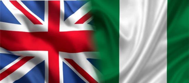 UK and Nigeria flag