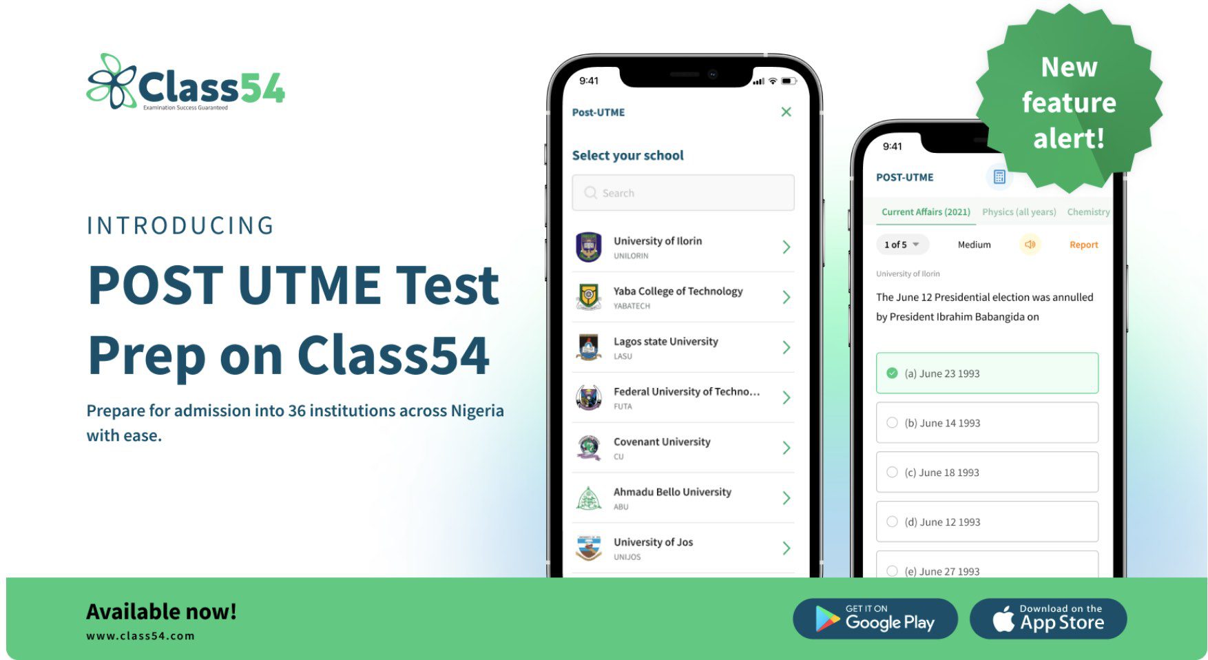 Class54 Launches Comprehensive POST-UTME Exam Prep for 36 Higher Institutions in Nigeria