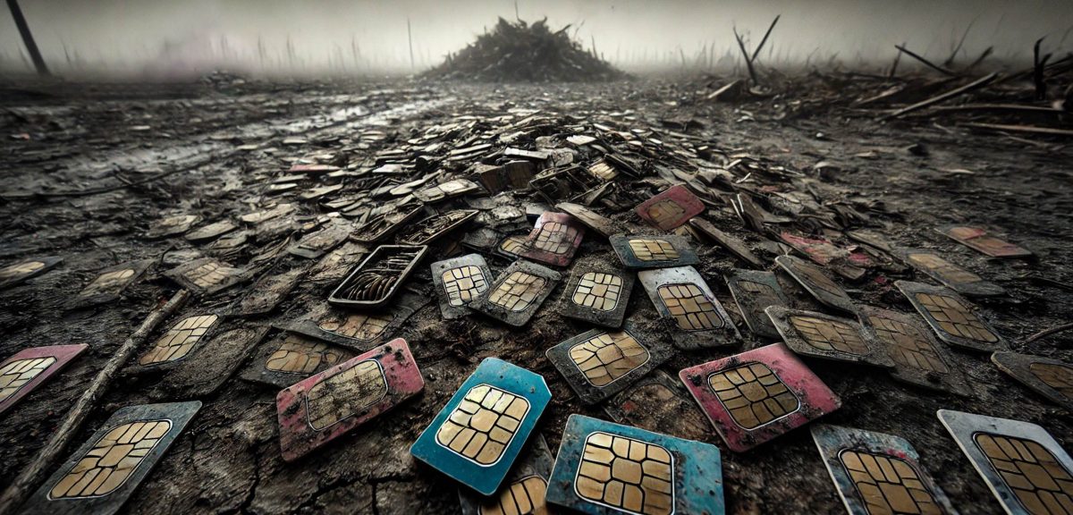 Plastic Sim cards posing environmental hazards