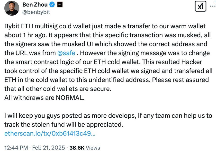 Bybit hack