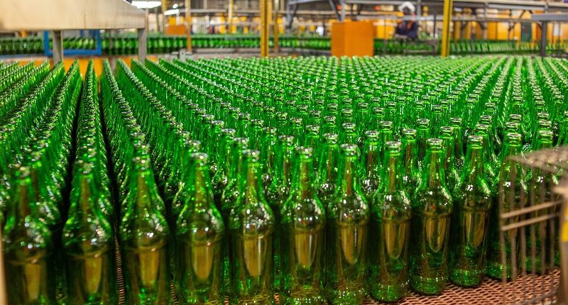 Tour of Beta Glass, a 50-year-old company producing over 650m bottles per year in its fully automated plant