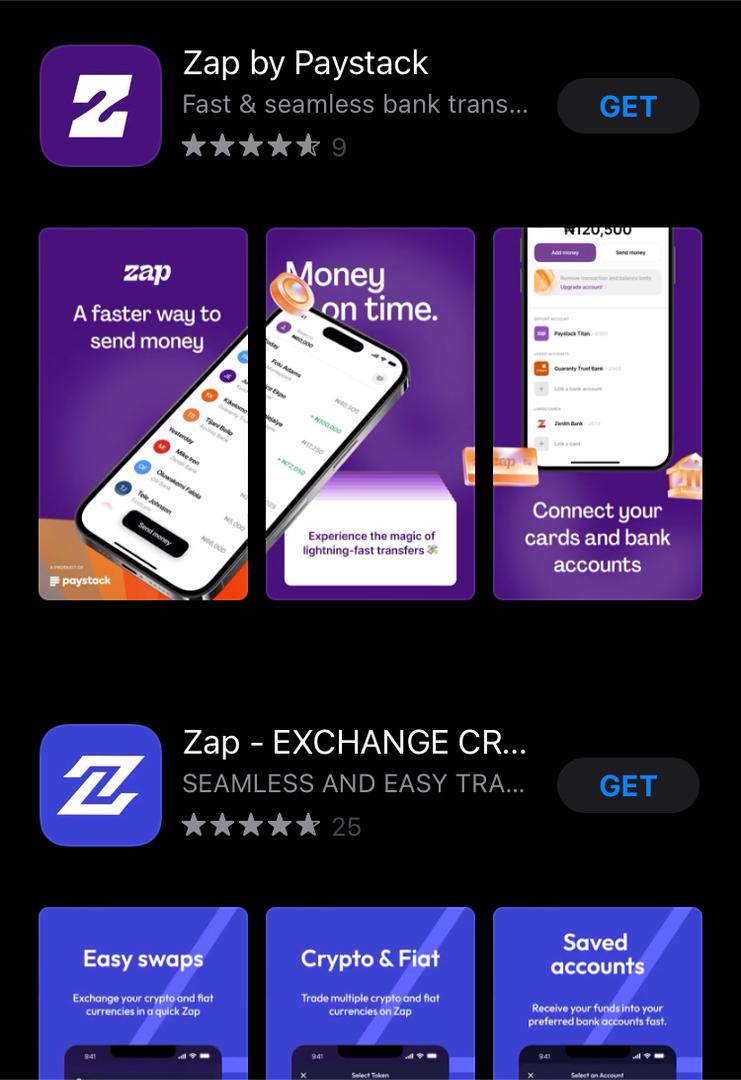 ZAP on Appstore