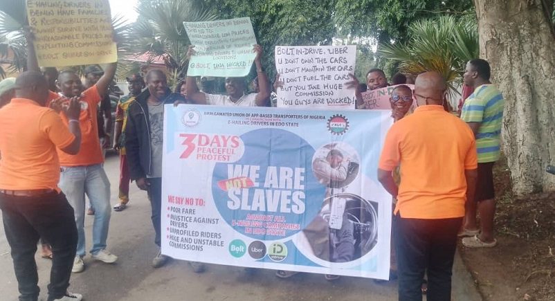 Edo AUATON suspends secretary for working during e-hailing drivers strike