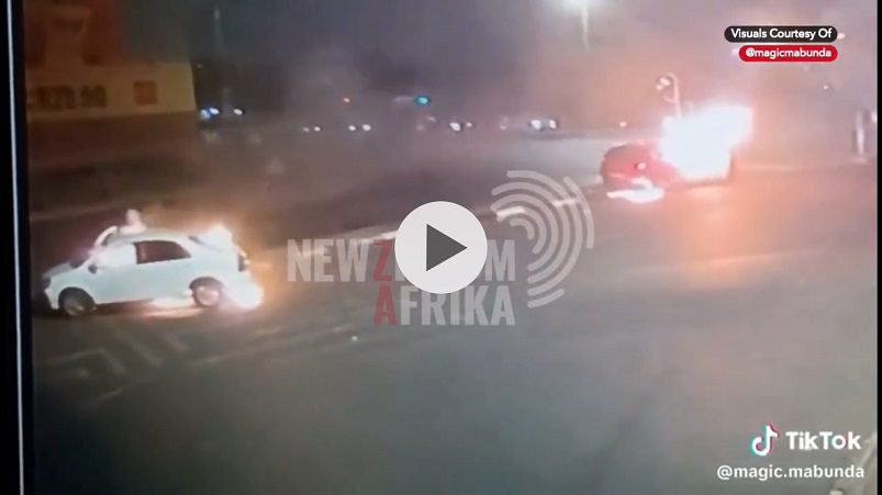 Outrage as e-Hailing driver is burnt alive by minibus operators in South Africa's Maponya Mall