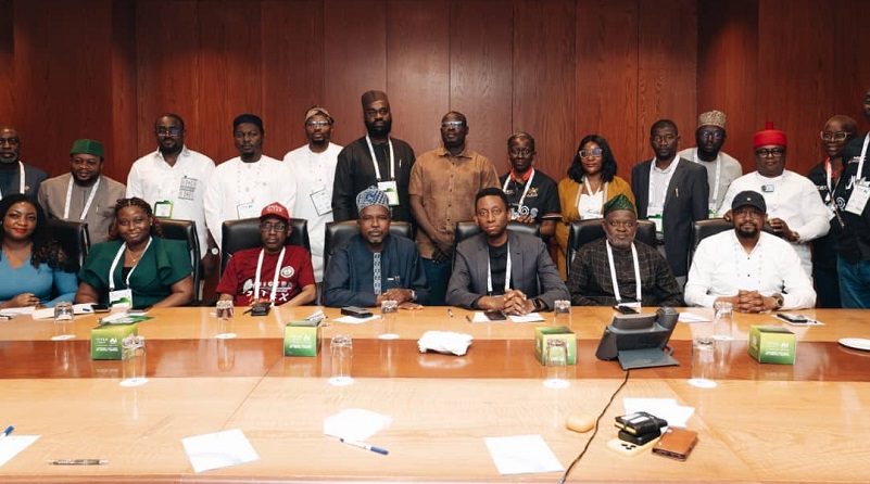 delegates gathered during GITEX in Lagos for the ICT Commissioners Roundtable