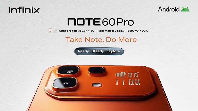 Infinix Launches NOTE 60 Pro in Nigeria with Snapdragon Power, Interactive Design and Advanced Battery Technology
