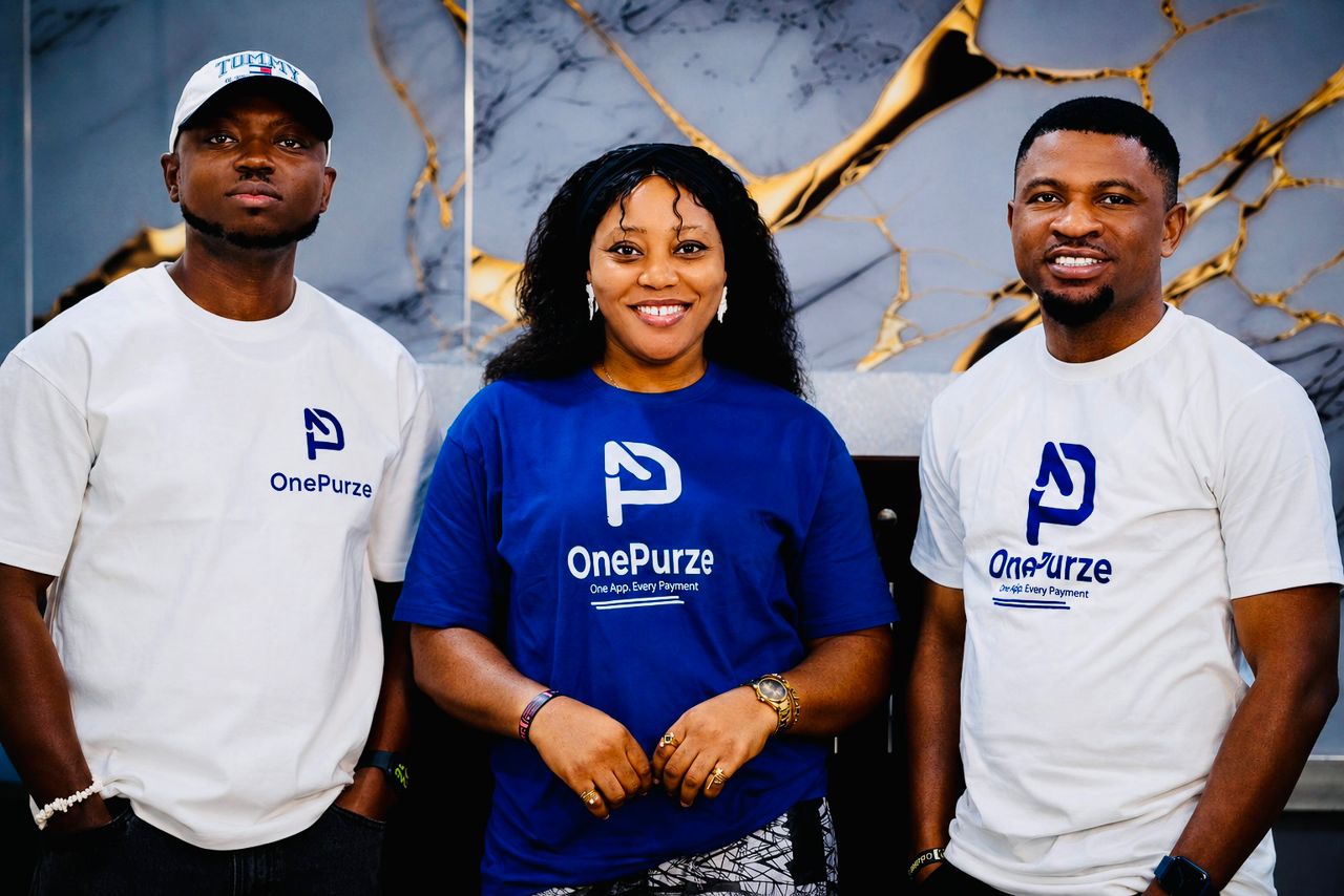 From L-R:
Ologun Oluwadamilola Olakunle (COO), OnePurze; Ukpabi Faith Oyinyechi (Customer Care/Compliance officer); Bako David (CEO)