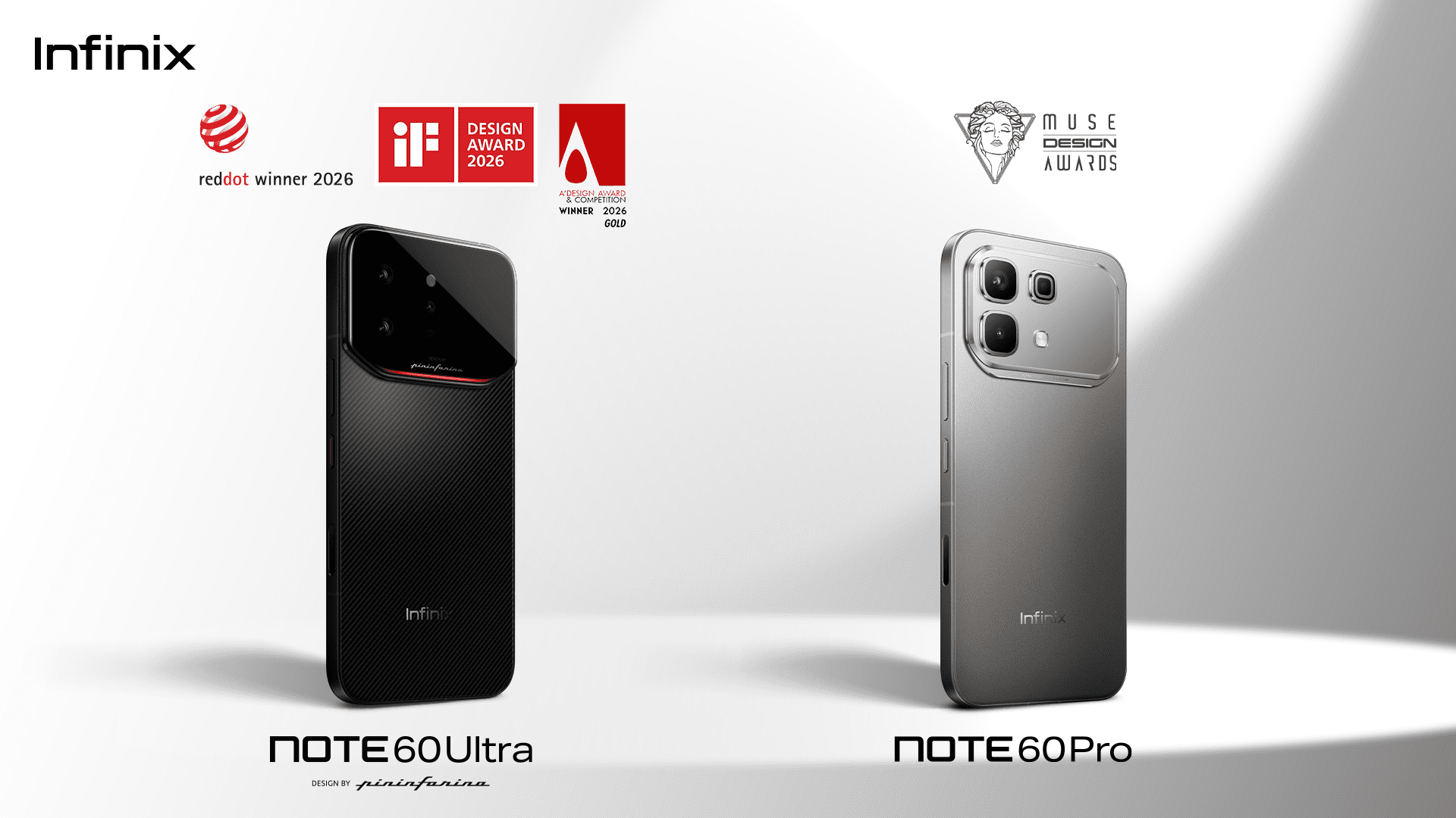 Infinix NOTE 60 SERIES garners Red Dot and iF Awards, redefining premium smartphone design